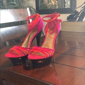 Bebe multicolor heels